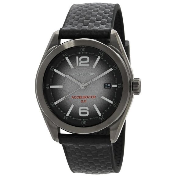 NWT Authentic Michael Kors Accelerator 2.0 Quartz Grey Dial Men's Watch - Picture 1 of 3